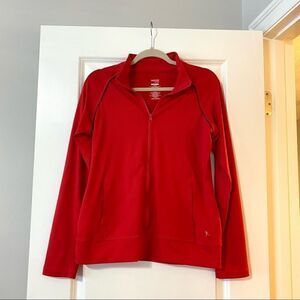 NWOT. Danskin red full zip front athletic jacket.